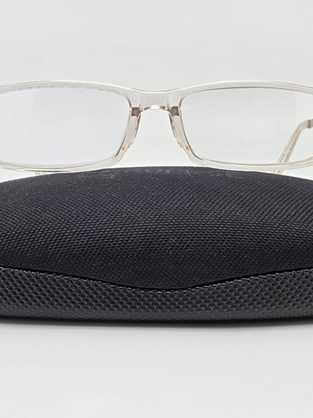 Converse Wet Paint AF Crystal Clear Silver Eyeglasses Frame w Flexhinge and Case